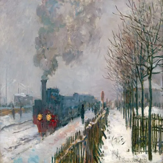 Le train dans la neige Poster Print by Claude Monet - Item # VARPDX3CM3967 {1}