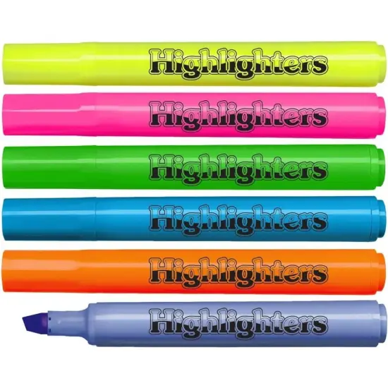 Highlight Markers Assorted Colors {1}