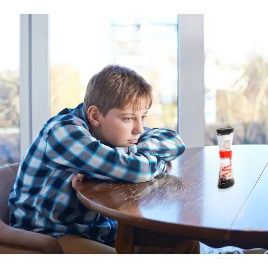 Big Mo's Toys Hypnotic Liquid Motion Spiral Timer Toy for Sensory Play - Relaxing Bubble Motion Autism ADHD Toy, Calming Toy, Sensory Visual Relaxation Desk Toy, One Piece {3}