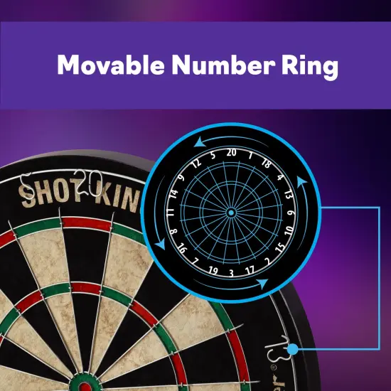 Viper Shot King Bristle Dartboard {2}