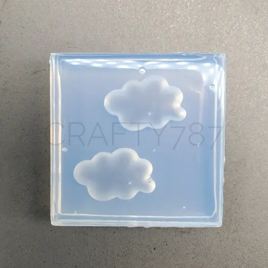 Cloud Cabochon 2D Jewelry Silicone Mold(A8) {4}