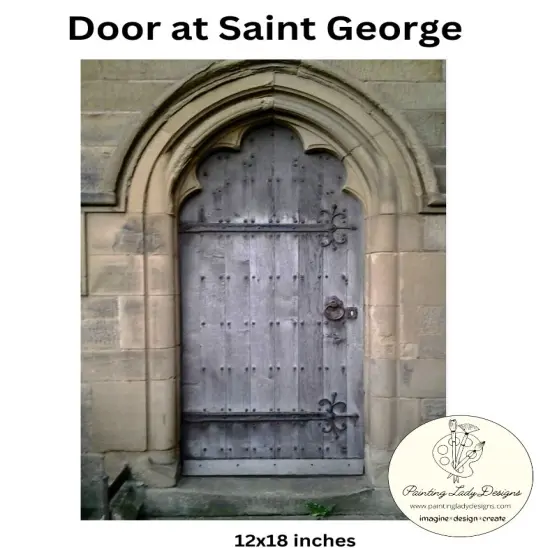 Door at St George's - Art paper for Decoupage and Mixed Media {1}