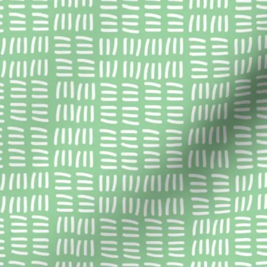 Various Fabrics by the Yard or Fat Quarter Modern Pastel Abstract Green Whimsical Geometric Lines Wavy Zigzag Custom Printed Fabric by Spoonflower {7}