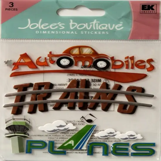 Jolee's Boutique Transportation Dimensional Stickers {1}