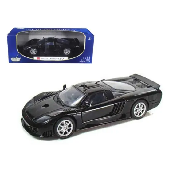 Saleen S7 Black 1/18 Diecast Model Car by Motormax {1}