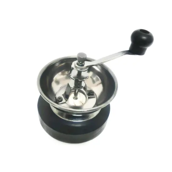 Lehman's Manual Coffee Grinder with Mason Jar Grounds Storage, Comfortable Grip Quiet Smooth Non-Electric Hand Crank, Standard Grind {3}