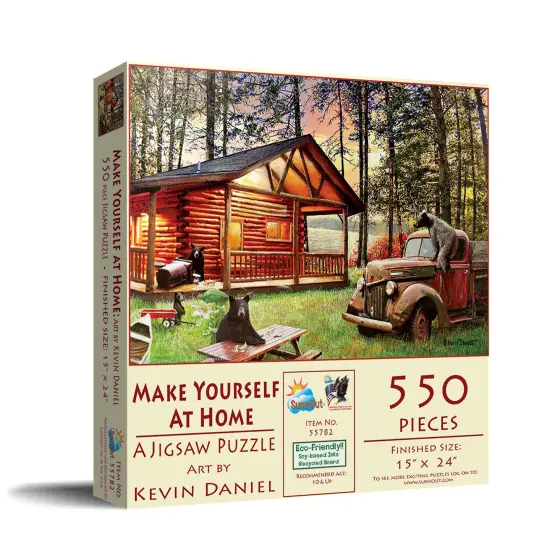 Sunsout Make Yourself at Home 550 pc Jigsaw Puzzle 55782 {3}