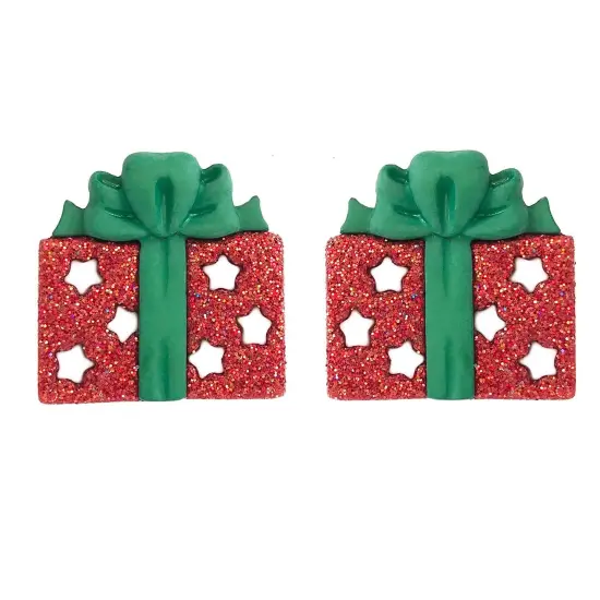 Buttons Galore and More Bulk Buttons - Glitter Gift Box - 100 Buttons {1}