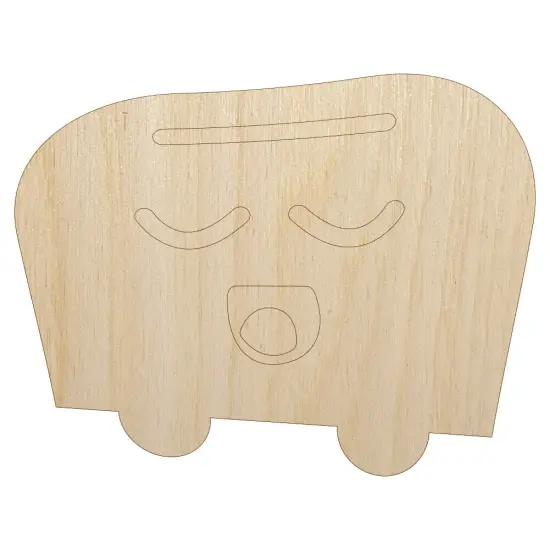 Cute Kawaii Toaster Unfinished Wood Shape Piece Cutout for DIY Craft Projects {7}