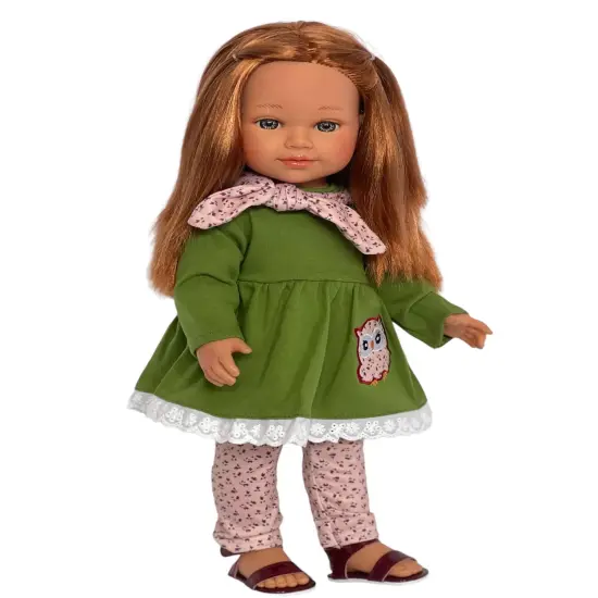 Floral Green Owl Outfit Fits 18 Inch Kennedy and Friends Dolls and All Other 18 Inch Dolls {3}
