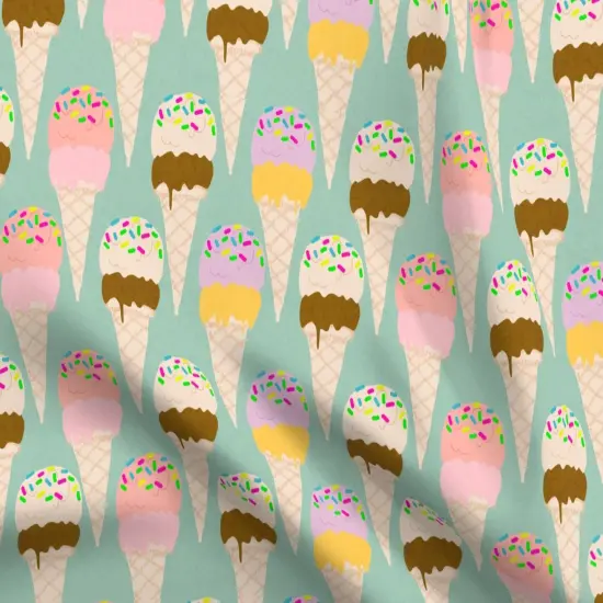 Various Fabrics by the Yard or Fat Quarter Whimsical Colorful Food Summer Sweets Custom Printed Fabric by Spoonflower {5}