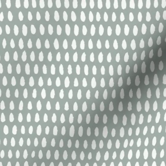Various Fabrics by the Yard or Fat Quarter Dots Sage Green Scandi Minimal Dusty Gray Green Painted Custom Printed Fabric by Spoonflower {7}