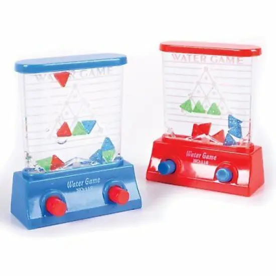 Water Handheld Games - Aqua Mini Pinball Arcade Toy, Party favors, Travel Toys, Teachers and Therapists Reward and / or prize, 1 piece (Assorted Colors) {1}