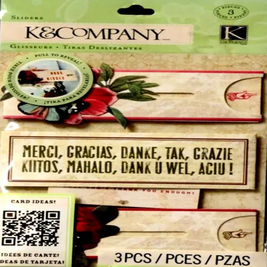 K & Company Beyond Postmarks Botanical Slides Dimensional Stickers {1}