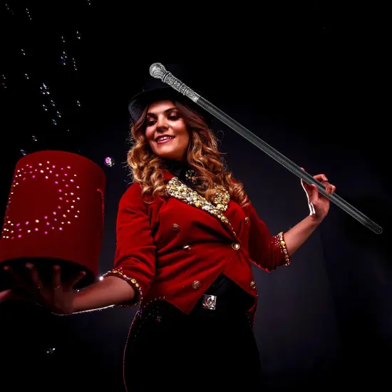 Antique Silver Walking Cane - Elegant Vintage Prop Stick Dress Canes Costume Accessories for Adults and Kids {4}