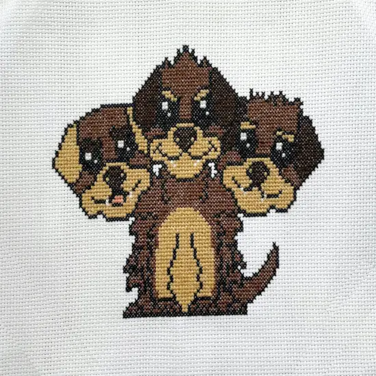 Cerberus Counted Cross Stitch DIY KIT {1}