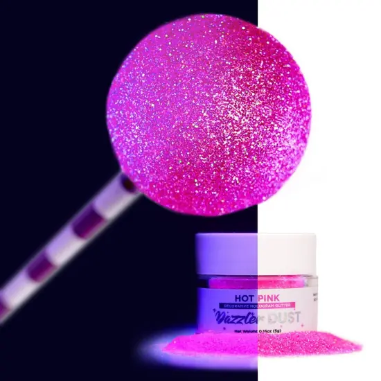 Hot Pink Electric Dazzler Dust&reg; 5 Gram Jar {1}