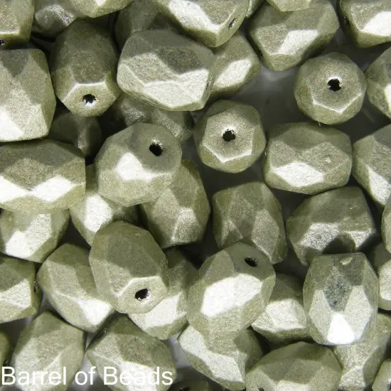 Baros Par Puca&reg;, Czech glass bead, Metallic Matte Beige, 10 grams {1}