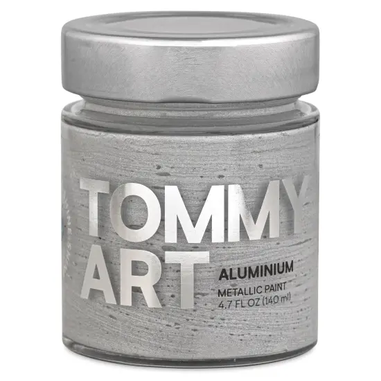 Tommy Art Mineral Paint - Aluminum (Metallic), 140 ml {1}