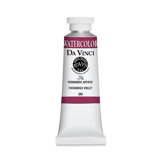 Da Vinci Artists' Permanent Watercolor - Thioindigo Violet, 37 ml tube {1}