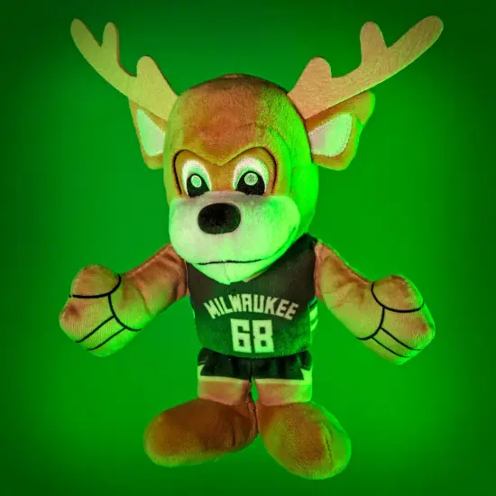 Bleacher Creatures Milwaukee Bucks Bango Mascot 8" Kuricha Sitting Plush {2}