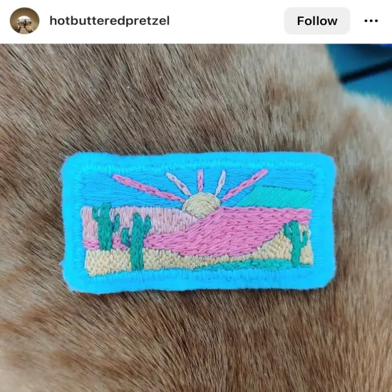 MCreativeJ Landscapes- Peel Stick and Stitch Hand Embroidery Patterns {6}