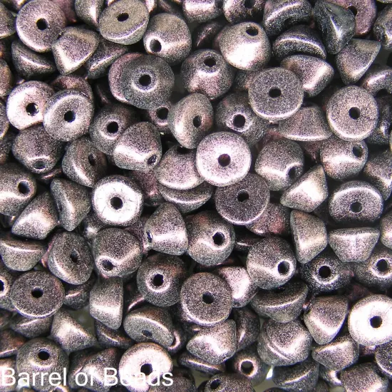 Konos Par Puca&reg;, Czech glass bead, Metallic Matte Burgundy, 10 grams {1}