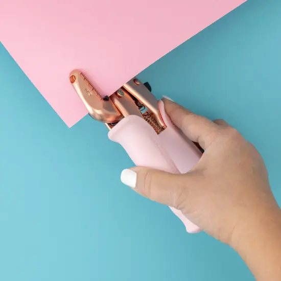 Crop-A-Dile Hole Punch & Eyelet Setter-Rose Gold {5}