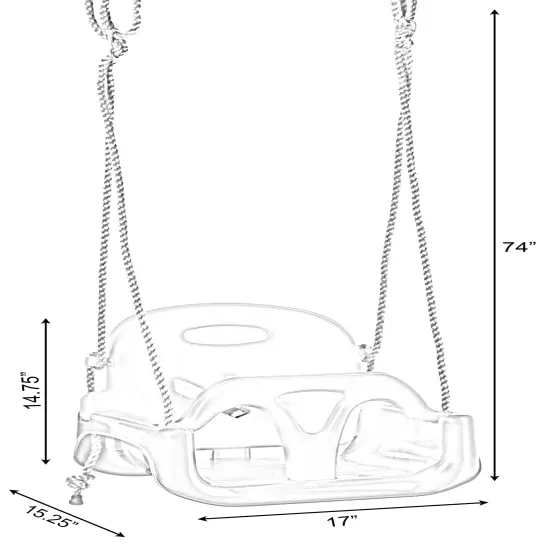 3 in 1 Baby Toddler and Teens Playground Hanging Swing Seat {5}