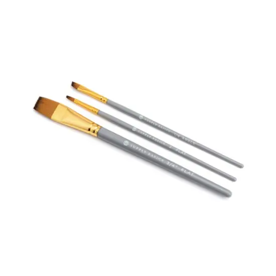 PAINT BRUSHES - AC - ART SUPPLY BASICS - BASIC - NYLON BRISTLES (5 PIECE) 354840 {2}