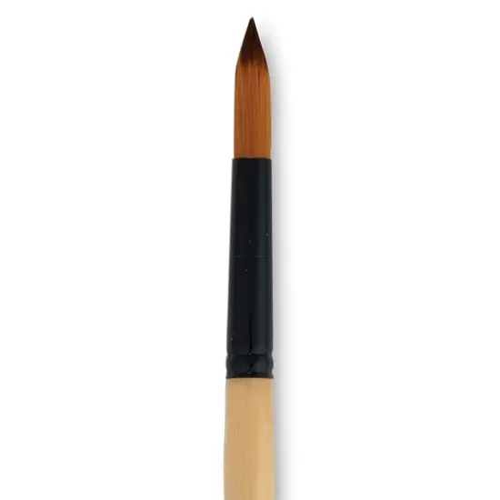 Dynasty Black Gold Brush - Round, Long Handle, Size 10 {1}