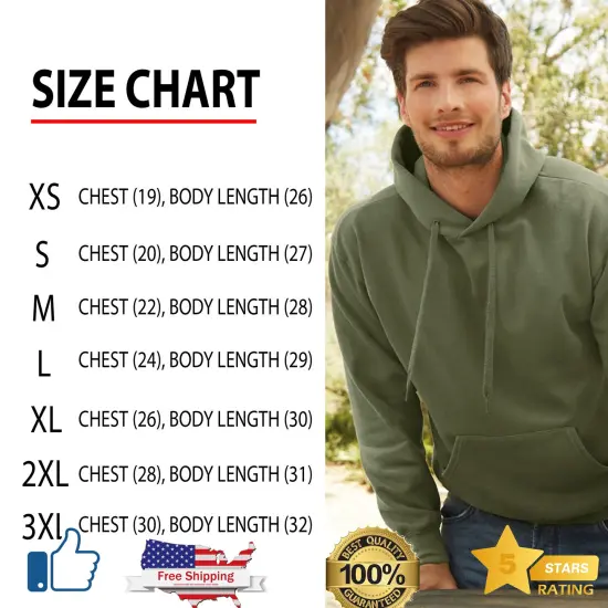 Men's Long Sleeve Hoodie Sweatshirt Hooded Casual Jumper Black {7}