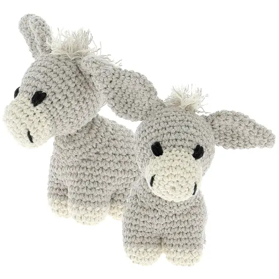 Multipack of 2 - Hoooked Donkey Joe Yarn Kit W/Eco Barbante Yarn-Biscuit {2}