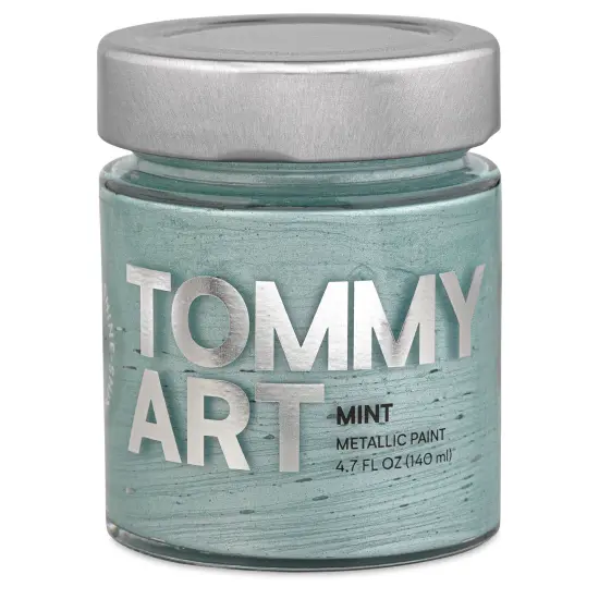 Tommy Art Mineral Paint - Mint (Metallic), 140 ml {1}