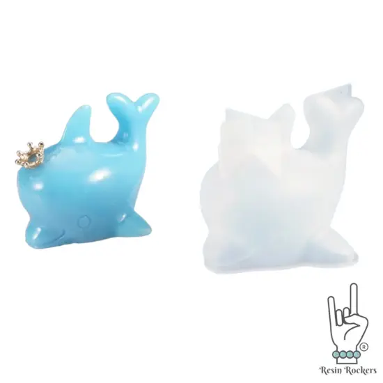 UV Safe 3D Dolphin Mold for UV and Epoxy Resin Art {1}