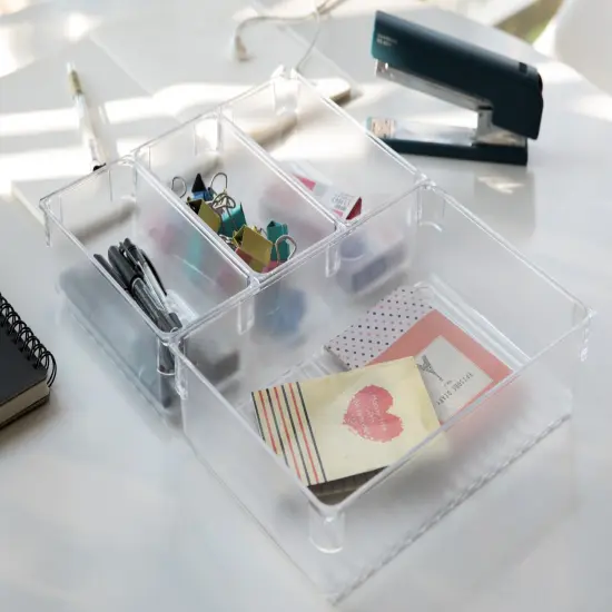 Clear Plastic Drawer Organizers {2}