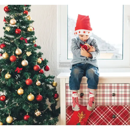 Redesign Decor Transfers Gingham Red 23"x33" 655350641689 {2}