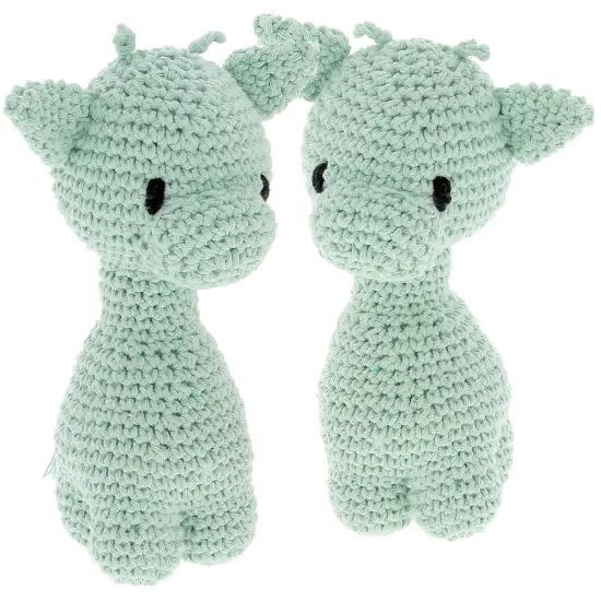 Multipack of 2 - Hoooked Ziggy Giraffe Kit W/Eco Barbante Yarn-Spring {3}
