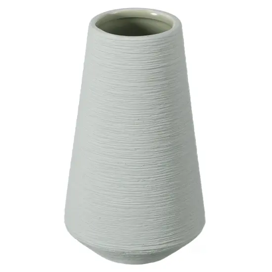 Decorative Ceramic Round Cone Shape Centerpiece Table Vase {1}