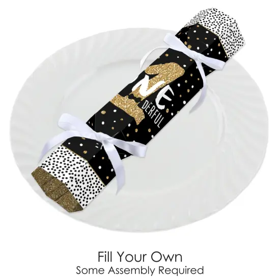 Big Dot of Happiness 1st Birthday Little Mr. Onederful - No Snap Boy First Birthday Party Table Favors - DIY Cracker Boxes - Set of 12 {3}