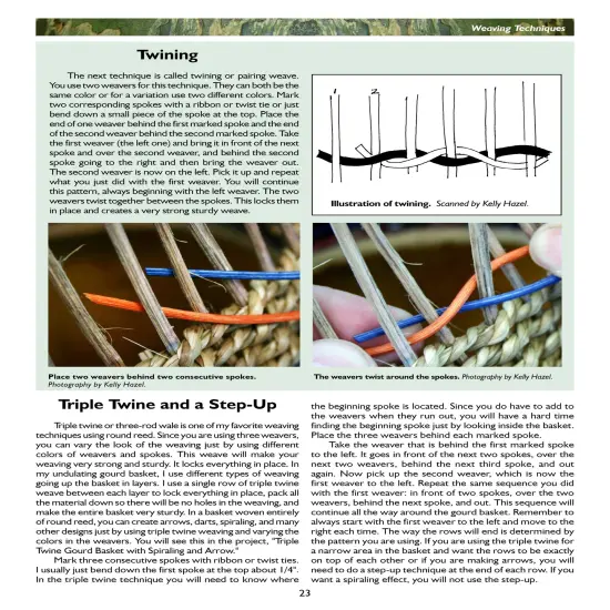 Weaving on Gourds {2}