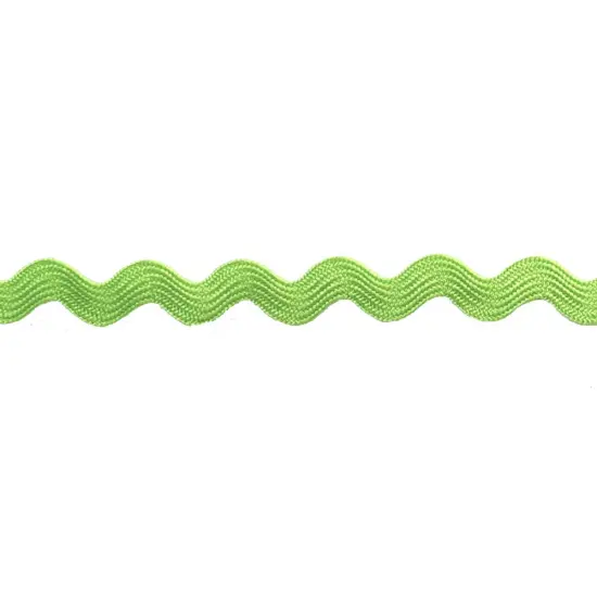 Belagio Small Ric Rac Trim, 0.375" Wide, 25 Yards, Lime {1}
