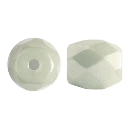Baros Par Puca&reg;, Czech glass bead, Opaque Lt Green Ceramic Look, 10 grams {2}