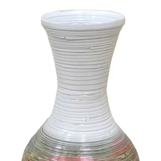 Uniquewise Tall Vases for Floor, Large Contemporary Bamboo Floor Vase for Dining, Living Room, Entryway Decoration Fill It with Dried Branches or Flowers, 29 {6}