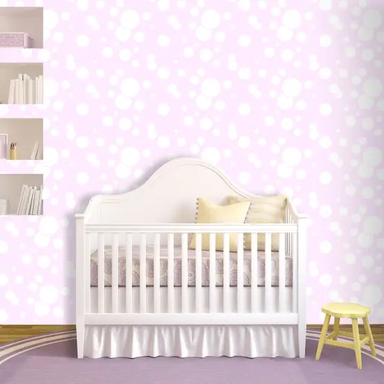 Bubbles Wallpaper Wall Stencil | 3580 by Designer Stencils | Pattern Stencils | Reusable Stencils for Painting | Safe & Reusable Template for Wall Decor | Try This Stencil Instead of a Wallpaper | Easy to Use & Clean Art Stencil Pattern {2}