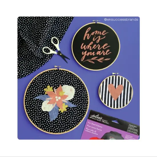 Jolee's Easy Image Transfer 8.5"X11" 3 Sh/Pkg Glitter For Dark Fabric 56-47017 Made in USA {2}