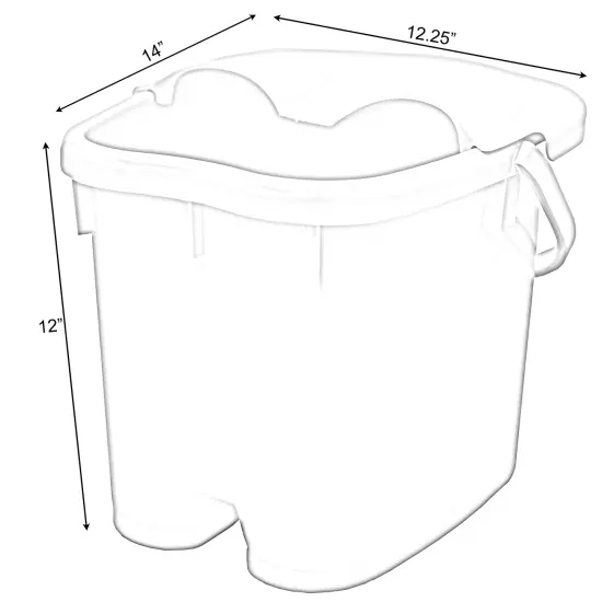 Foot Massage Spa Bath Bucket {8}
