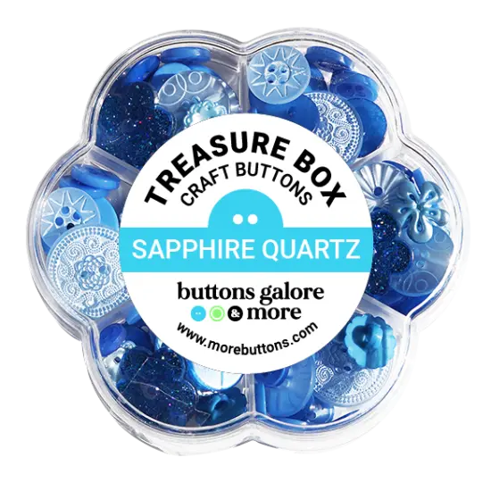 Buttons Galore Treasure Box Fancy Designer Buttons for Sewing and Crafts, Scrapbooks and Paper Crafts - 100+ Buttons {4}