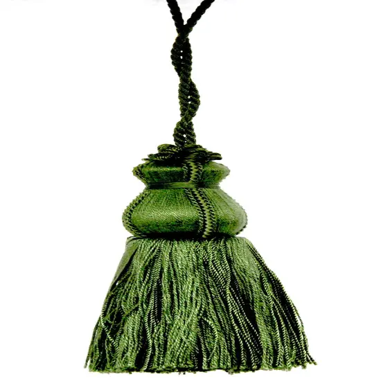 Belagio Key Tassel, 5" Long, 1 Piece, Hunter Green {1}