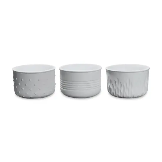 Mayco Earthenware Bisque Textured Planters - Pkg of 6 {1}